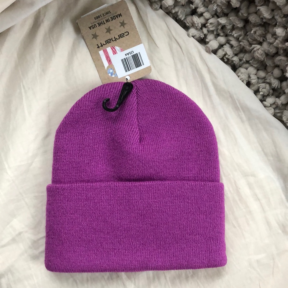 ⭐️CARHARTT KIDS LTE purple watch hat cap hat NEW - Picture 3 of 4